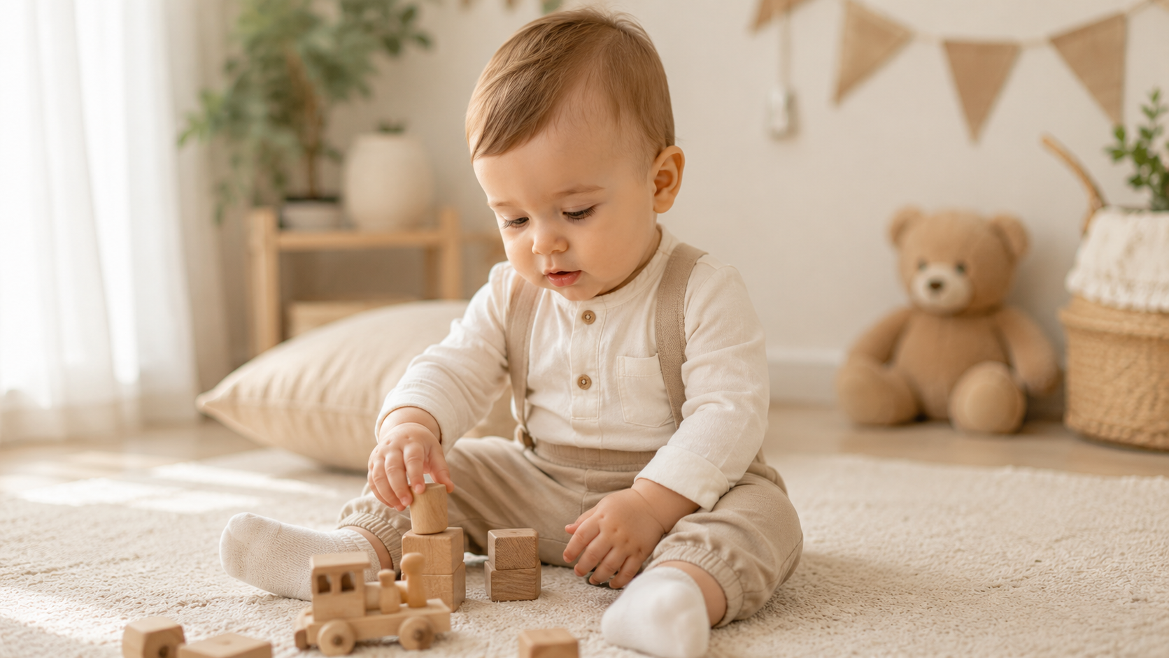 Mekani svečani komad od pamuka za prvi rođendan koji dozvoljava bebi pokret
